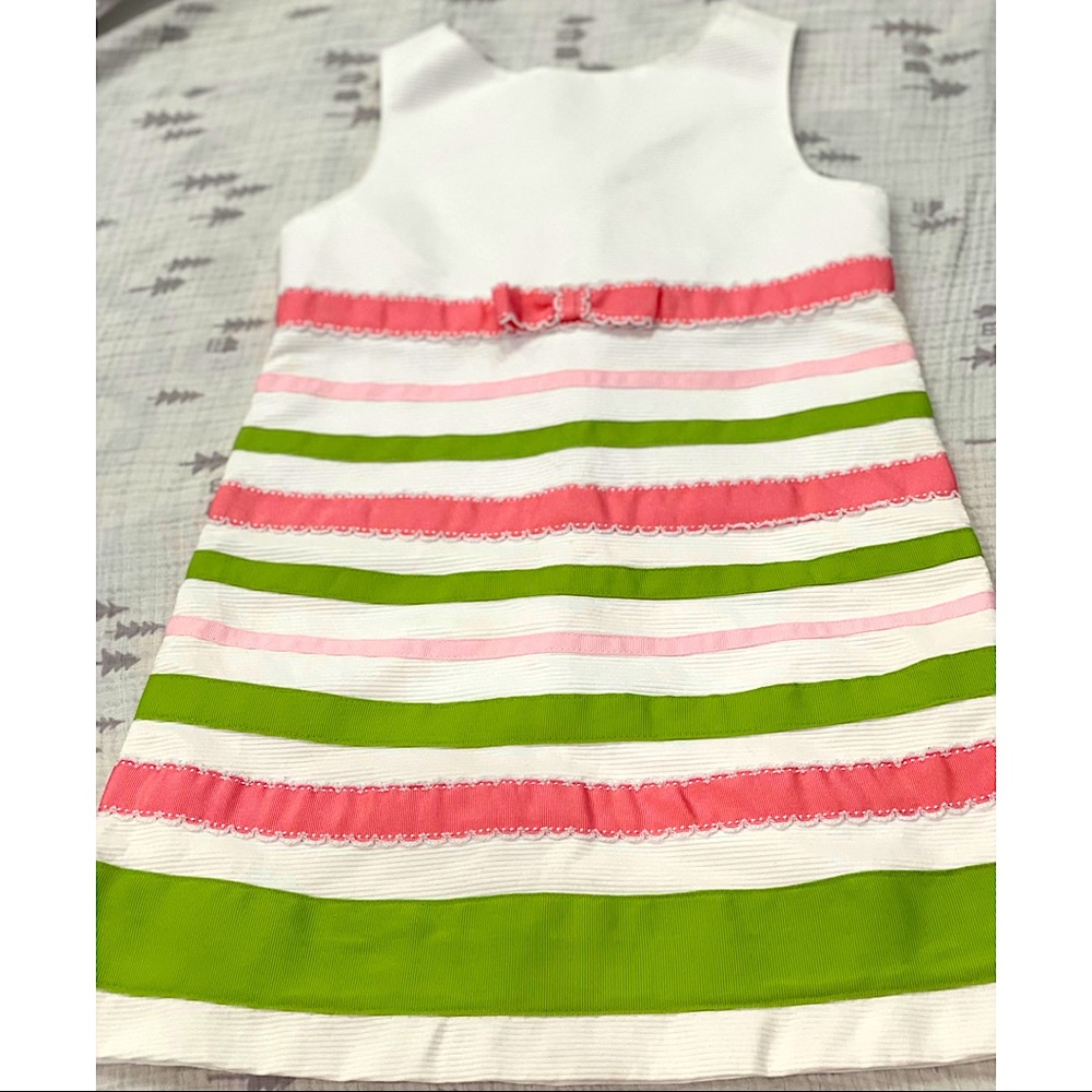 Gymboree white ribbon dress